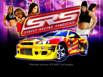 SRS Street Racing Syndicate (USA) screen shot title